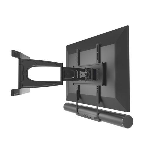 Hama Universal Sound Bar Holder for attaching to a TV, VESA Mount, Black-4