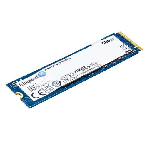 Kingston 500GB NV3 M.2 NVMe Gen4 SSD, M.2 2280, PCIe4, R/W  5000/3000 MB/s-0