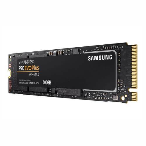 Samsung 500GB 970 EVO PLUS M.2 NVMe SSD, M.2 2280, PCIe, V-NAND, R/W 3500/3200 MB/s, 480K/550K IOPS-0