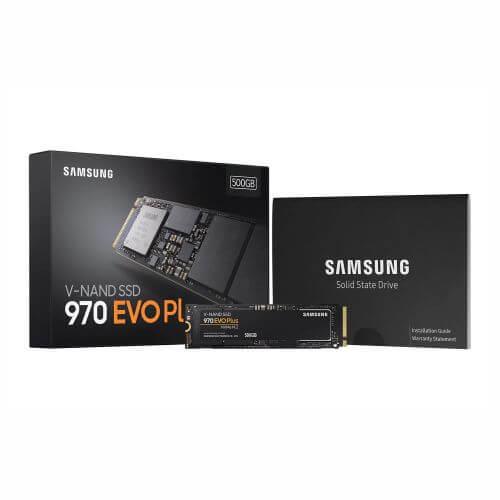 Samsung 500GB 970 EVO PLUS M.2 NVMe SSD, M.2 2280, PCIe, V-NAND, R/W 3500/3200 MB/s, 480K/550K IOPS-3