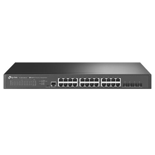 TP-LINK (TL-SG3428X-M2) JetStream 24-Port 2.5GBASE-T L2+ Managed Switch with 4 10GE SFP+ Slots, Rackmountable-0