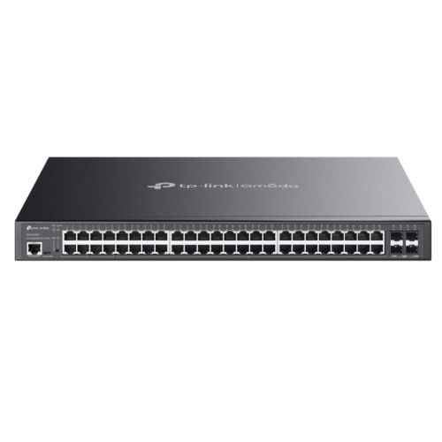 TP-LINK (SG3452XMPP) Omada 48-Port Gigabit and 4-Port 10GE SFP+ L2+ Managed Switch with 40-Port PoE+ & 8-Port PoE++, Rackmountable-0