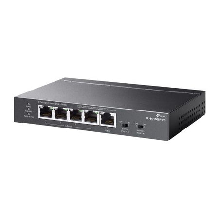 TP-LINK (TL-SG1005P-PD) 5-Port Gigabit Desktop PoE+ Switch with 1-Port PoE++ In and 4-Port PoE+Out, Long-Range PoE+-2