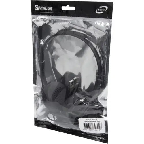 Sandberg USB Office Headset with Boom Mic, 30mm Drivers, In-Line £ 11.24 X-Case