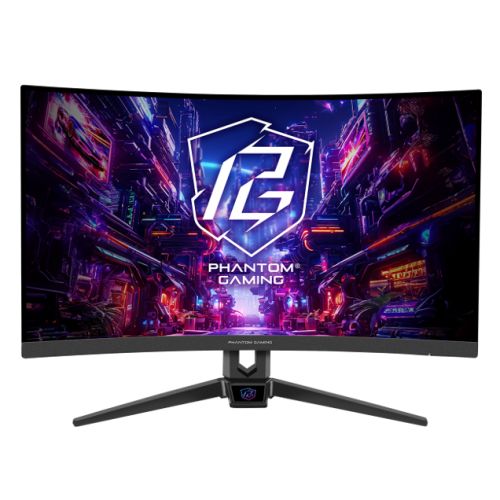 Asrock 27" Phantom Gaming FHD Curved Gaming Monitor (PG27FRS1A), 1920 x 1080, 1ms, 2 HDMI, DP, 280Hz, 95% DCI-P3, FreeSync, VESA-1