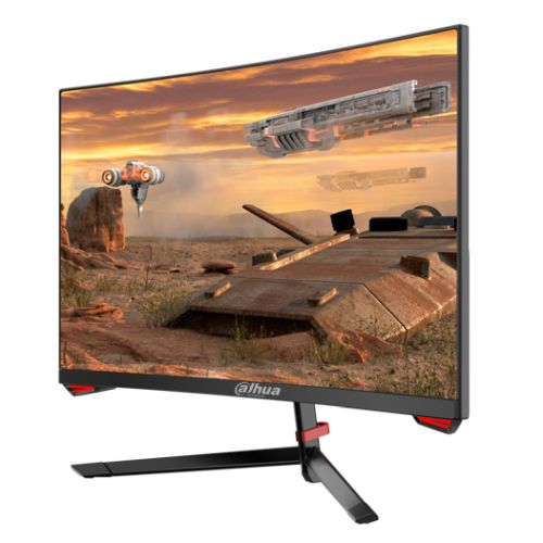 Dahua 27" Curved Gaming Monitor (DHI-LM27-E230C), 1920 x 1080, 1ms, 2 HDMI, DP, 180Hz, DCR Intelligent Processing, VESA-2