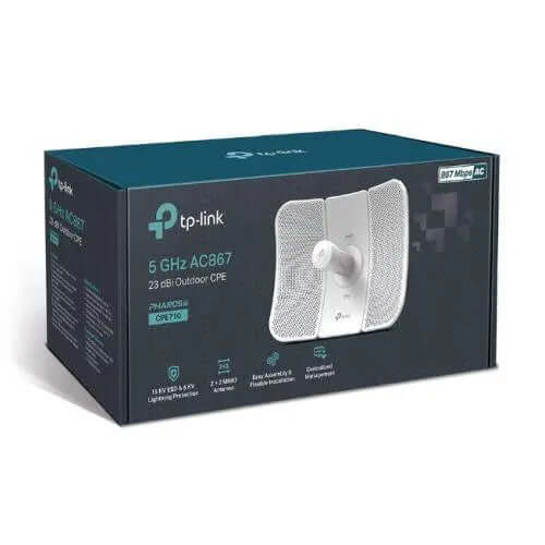 TP-LINK (CPE710) 5GHz AC 867Mbps 23DBI 23dBi Outdoor CPE Wireless £ 55.87 X-Case