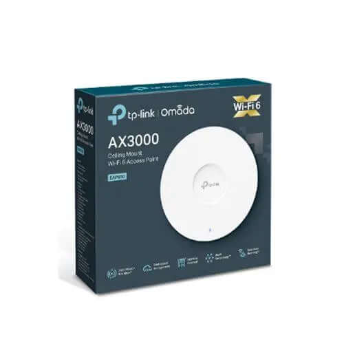 TP-LINK (EAP650) AX3000 Ceiling Mount Wi-Fi 6 Access Point, PoE+, £ 98.95 X-Case