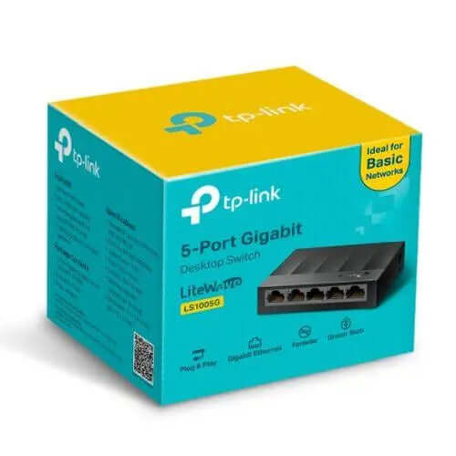 TP-LINK (LS1005G) 5-Port Gigabit Unmanaged Desktop LiteWave Switch, £ 8.15 X-Case