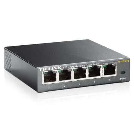 TP-LINK (TL-SG105E) 5-Port Gigabit Easy Smart Switch, Steel Case - £ 20.25 X-Case