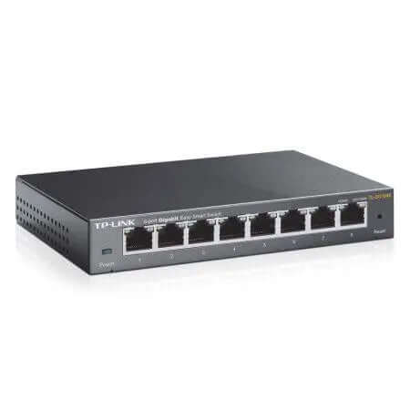 TP-LINK (TL-SG108E) 8-Port Gigabit Easy Smart Switch, Steel Case - £ 29.11 X-Case