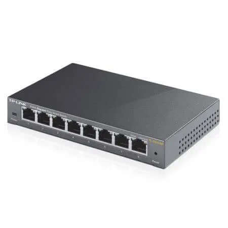 TP-LINK (TL-SG108E) 8-Port Gigabit Easy Smart Switch, Steel Case - £ 29.11 X-Case