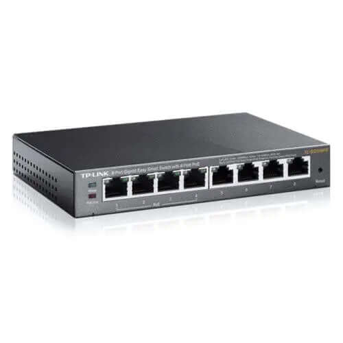 TP-LINK (TL-SG108PE) 8-Port Gigabit PoE Easy Smart Switch, 4-Port PoE, £ 54.71 X-Case