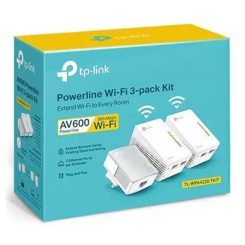 TP-LINK (TL-WPA4220T KIT) 300Mbps AV600 Wireless N Powerline Adapter £ 61.12 X-Case