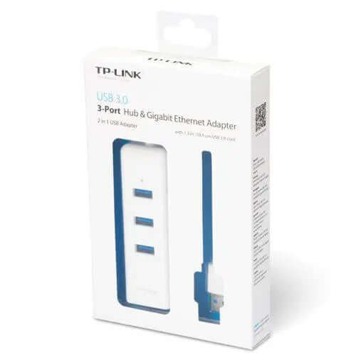 TP-LINK (UE330) Portable External 3-Port USB 3.0 Hub & Gigabit £ 16.53 X-Case