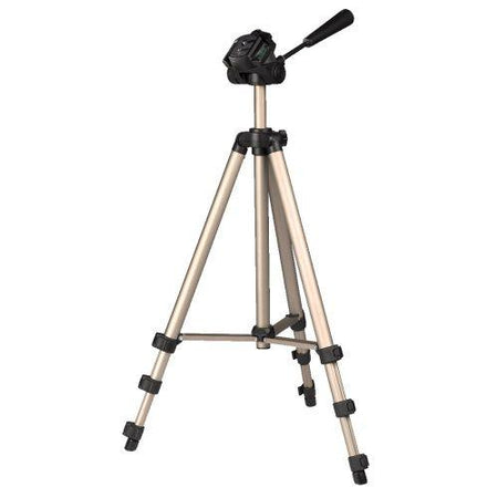 Hama Star 75 Camera Tripod, 3D Tilt Head, 125cm Max Height, 6.4mm Thread, Quick-Release Plate, Spirit Level, Bag-0