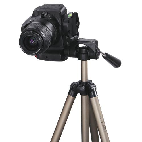 Hama Star 75 Camera Tripod, 3D Tilt Head, 125cm Max Height, 6.4mm Thread, Quick-Release Plate, Spirit Level, Bag-4