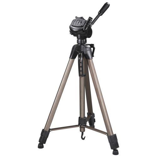 Hama Star 63 Camera Tripod, 3D Tilt Head, 166cm Max Height, 6.4mm Thread, Quick-Release Plate, Spirit Level, Bag-0