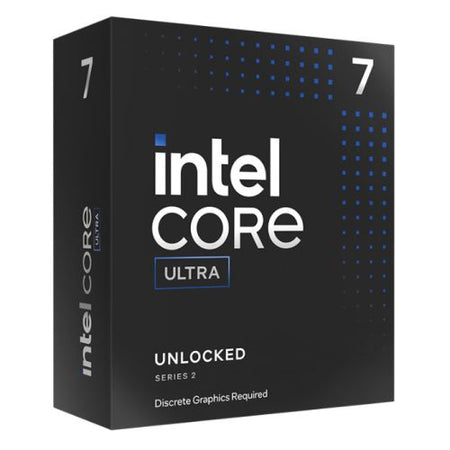 Intel Core Ultra 7 265KF CPU, 1851, 5.5GHz Turbo, 20-Core, 125W (250W Turbo), 30MB Cache, Overclockable, Arrow Lake, No Graphics, NO HEATSINK/FAN-0