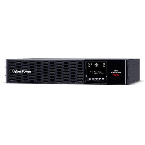 CyberPower Smart App 15000VA Line Interactive 2U Rackmountable Professional UPS, 1500W, LCD Display, 10x IEC, AVR Energy Saving, Hot-swappable Batteries-0