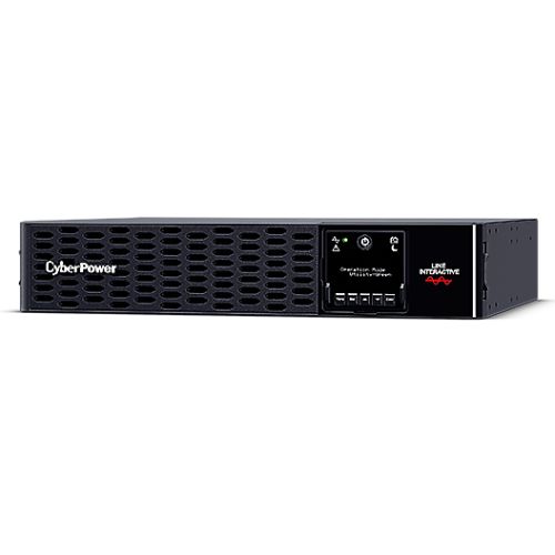 CyberPower XL Smart App 2200VA Line Interactive 2U Rackmountable Professional UPS, 2200W, LCD Display, 8x IEC, AVR Energy Saving, Hot-swappable Batteries, Ext. Battery Module-0