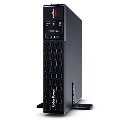 CyberPower XL Smart App 2200VA Line Interactive 2U Rackmountable Professional UPS, 2200W, LCD Display, 8x IEC, AVR Energy Saving, Hot-swappable Batteries, Ext. Battery Module-1