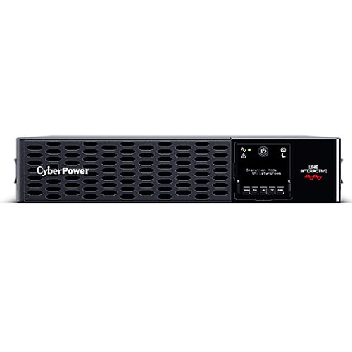 CyberPower XL Smart App 2200VA Line Interactive 2U Rackmountable Professional UPS, 2200W, LCD Display, 8x IEC, AVR Energy Saving, Hot-swappable Batteries, Ext. Battery Module-2