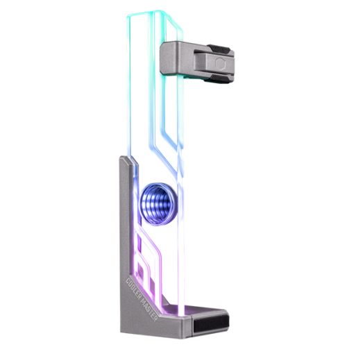 Cooler Master Atlas ARGB GPU Support Bracket, Infinity Mirror Design, Edge-Lit ARGB Tempered Glass, Aluminium Stand-0