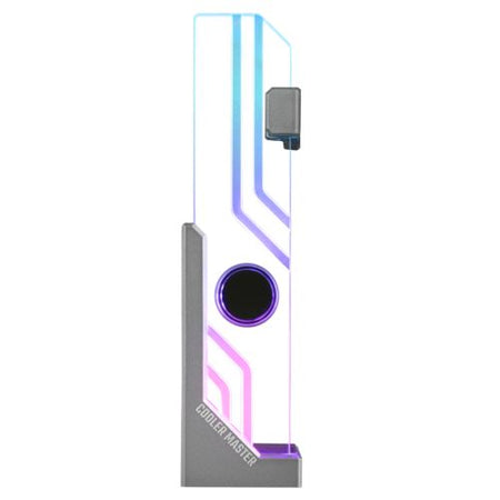 Cooler Master Atlas ARGB GPU Support Bracket, Infinity Mirror Design, Edge-Lit ARGB Tempered Glass, Aluminium Stand-2