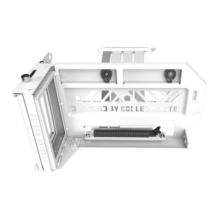 Cooler Master Vertical GPU Holder Kit V3 with 165mm PCIe 4.0 Riser Cable, White-1