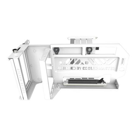 Cooler Master Vertical GPU Holder Kit V3 with 165mm PCIe 4.0 Riser Cable, White-2