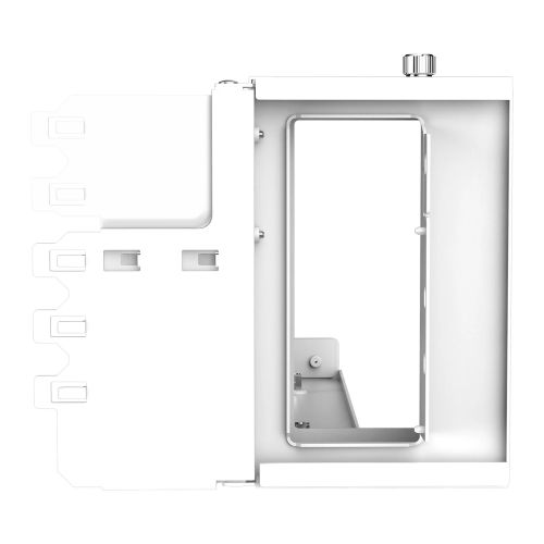 Cooler Master Vertical GPU Holder Kit V3 with 165mm PCIe 4.0 Riser Cable, White-3