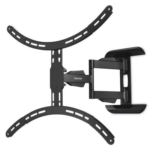 Hama TV Wall Bracket, Up to 75" TVs, 45kg Max, 3 Joints, Extendable, Tilt +2/-12°, 180° Swivel, VESA up to 600 x 500-0