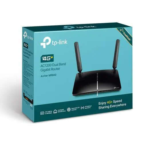 TP-Link (Archer MR600) AC1200 Wireless Dual Band 4G+ Cat6 Router, GB £ 110.58 X-Case