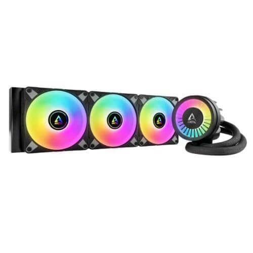 Arctic Liquid Freezer III A-RGB 360mm Liquid CPU Cooler, P12 PWM PST ARGB Fans & ARGB PWM Controlled Pump, Black-0