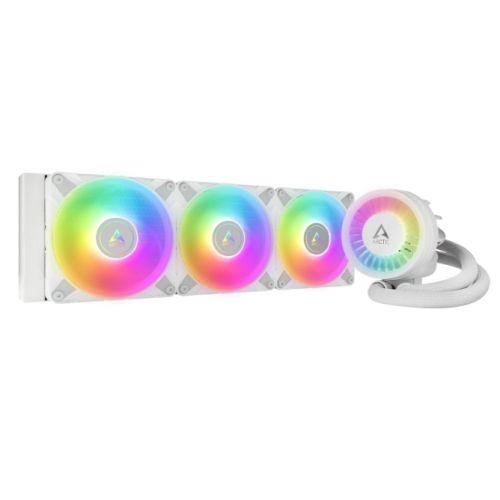 Arctic Liquid Freezer III A-RGB 360mm Liquid CPU Cooler, P12 PWM PST ARGB Fans & ARGB PWM Controlled Pump, White-0