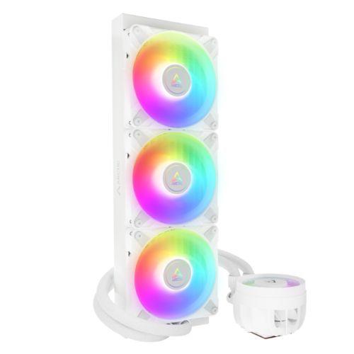 Arctic Liquid Freezer III A-RGB 360mm Liquid CPU Cooler, P12 PWM PST ARGB Fans & ARGB PWM Controlled Pump, White-1