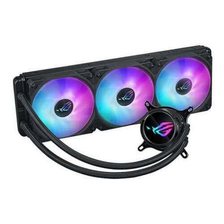 Asus ROG STRIX LC III 360 ARGB Liquid CPU Cooler, 360mm, 7th Gen v2 Asetek Pump, ARGB Fans, Rotatable Water Block-2