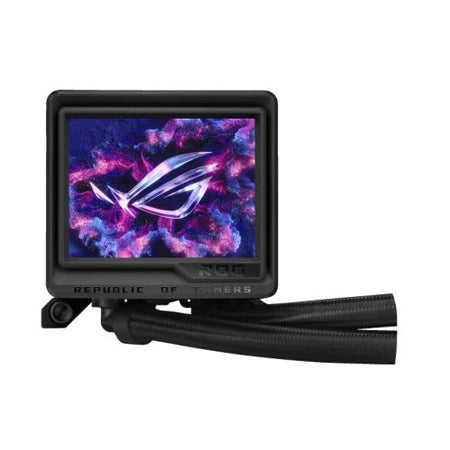 Asus ROG Ryujin III 360 ARGB Extreme 360mm Liquid CPU Cooler, 3x Enhanced Magnetic ROG ARGB Fans, Upgraded Customisable 3.5" LCD Display, Black-3