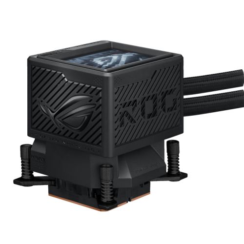 Asus ROG Ryujin III 360 ARGB Extreme 360mm Liquid CPU Cooler, 3x Enhanced Magnetic ROG ARGB Fans, Upgraded Customisable 3.5" LCD Display, Black-4