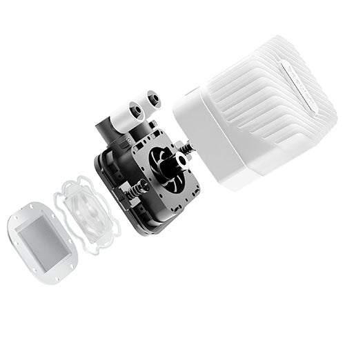 Be Quiet! Light Loop 360mm ARGB Liquid CPU Cooler, 3x Light Wings LX PWM Fans, ARGB Cooling Block, ARGB-PWM-Hub, White-2