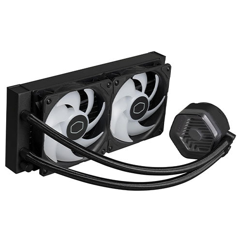 Cooler Master Masterliquid 240 Atmos Argb Liquid Cpu Cooler, 240mm, Du 