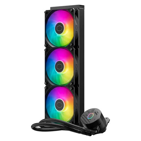 Cooler Master MasterLiquid 360L Core ARGB 360mm Liquid CPU Cooler, 3x ARGB PWM Fans, RGB Pump Head, Black-1