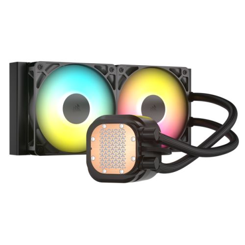 Corsair NAUTILUS 240 RS ARGB Liquid CPU Cooler, RS120 ARGB Magnetic Dome Fans, RGB Pump, Daisy-Chain Connections, Black-1