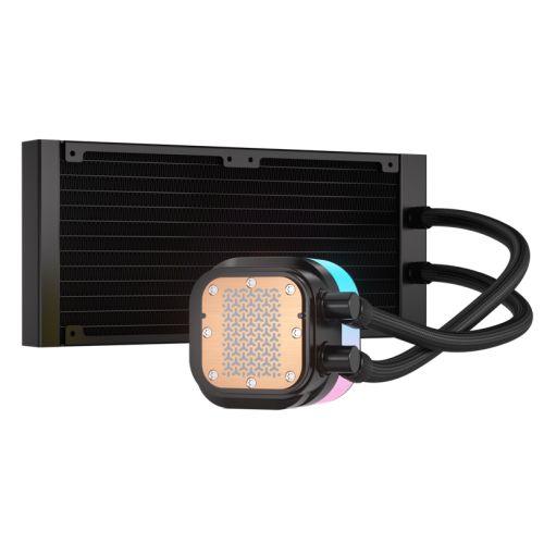 Corsair iCUE LINK TITAN 240 RX RGB Liquid CPU Cooler, RX120 RGB Magnetic Dome Fans, 20 LED Pump Head, iCUE LINK Hub Included, Black-3