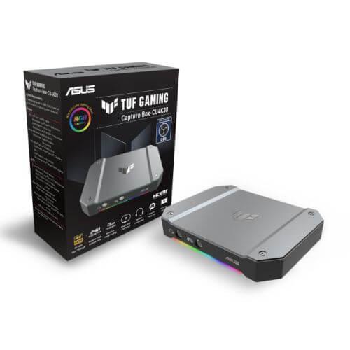 Asus CU4K30 TUF Gaming USB-C Capture Box - 4K30 Video w/ Near-Zero Latency, RGB Lighting-5