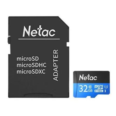 Netac P500 32GB MicroSDHC Card with SD Adapter, U1 Class 10, Up to £ 2.52 X-Case