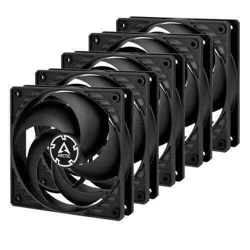 Arctic P12 12cm Pressure Optimised PWM PST Case Fans x5, Black, Fluid £ 19.18 X-Case