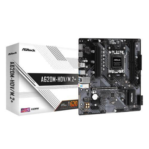 Asrock A620M-HDV/M.2+ AMD A620 AM5 Micro ATX Board £ 72.22 X-Case