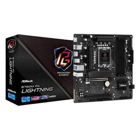 Asrock B760M PG Lightning - Premium Micro ATX Motherboard £ 89.35 X-Case